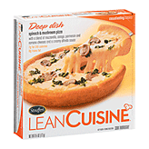 Stouffer's Lean Cuisine craveables; deep dish spinach & mushroom pizza Left Picture